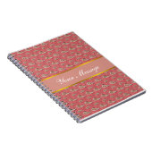 Foxglove Petal Paisley Pattern Notitieboek (Rechterzijde)