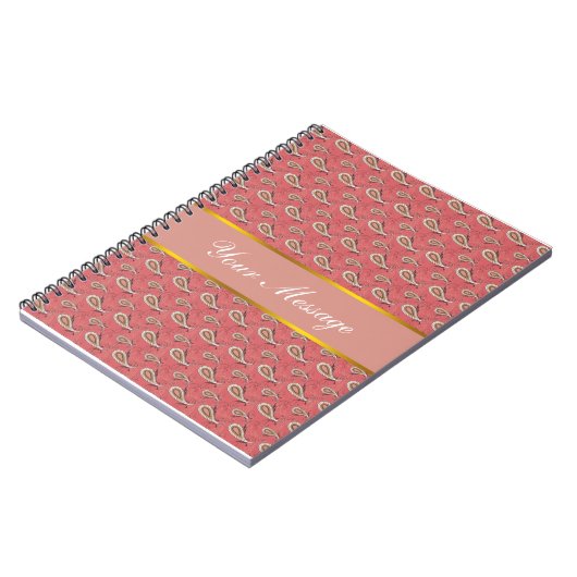 Foxglove Petal Paisley Pattern Notitieboek