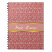 Foxglove Petal Paisley Pattern Notitieboek (Voorkant)