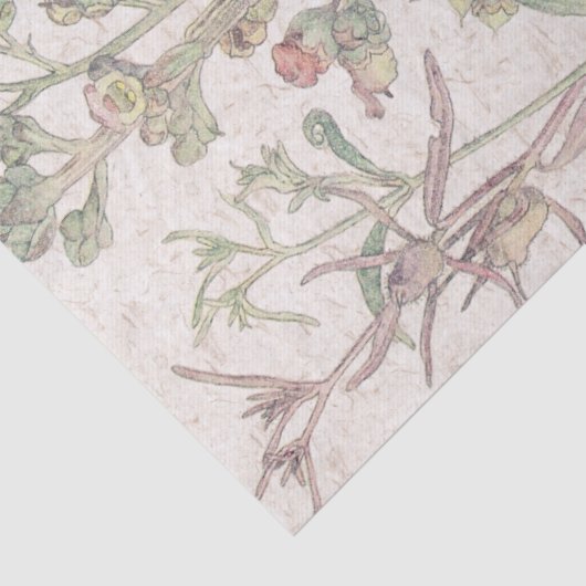  Foxglove Wildflower Flowers Tissue Paper Tissuepapier (Detail)