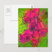 FOXGLOVES BRIEFKAART (Voorkant / Achterkant)