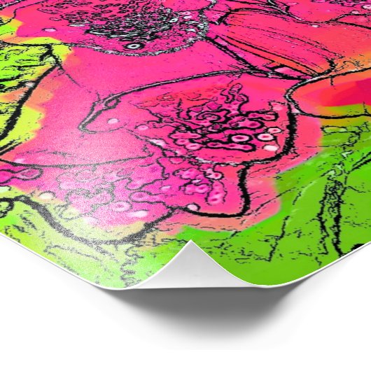 FOXGLOVES FOTO AFDRUK (Hoek)