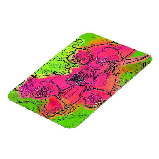 FOXGLOVES MAGNEET (Linkerzijde)