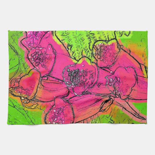 FOXGLOVES THEEDOEK (Horizontaal)