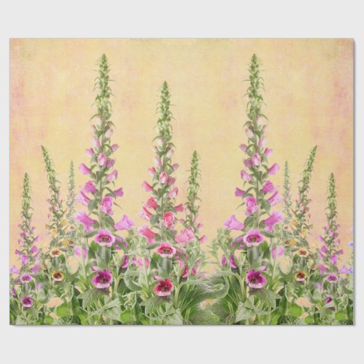 Foxhandschoenen Digitalis Cadeaupapier (Vlak)