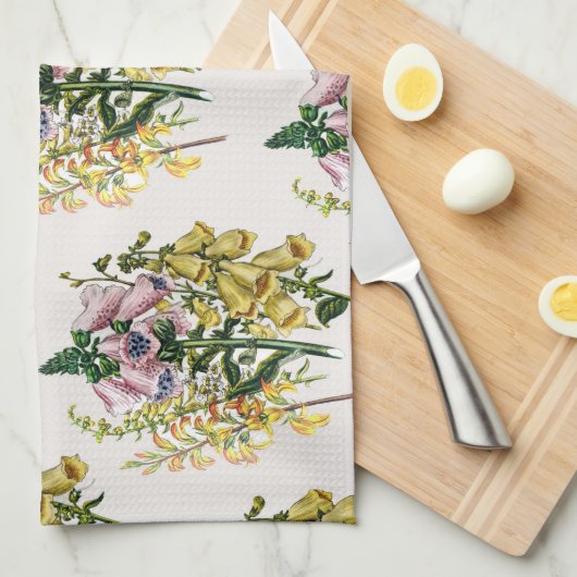 Foxhandschoenen Theedoek (Quarter Fold)