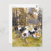 Foxhound Briefkaart (Voorkant / Achterkant)