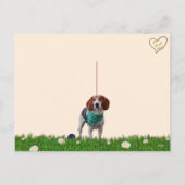 Foxhound-Briefkaart Feestdagenkaart (Achterkant)