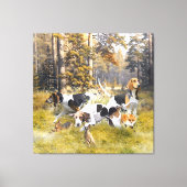 Foxhound Canvas Afdruk (Voorkant)