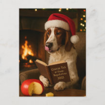 Foxhound 'Cheese Tax' Christmas postcard