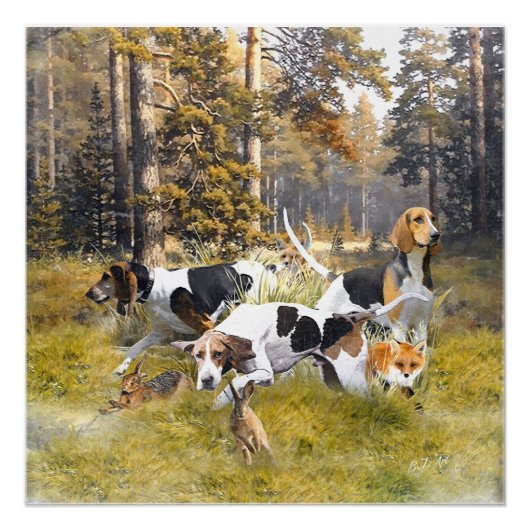 Foxhound Perfect Poster (Voorkant)