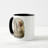 Foxhound-portret – Edele jachthond Mok (Voorkant links)