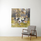 Foxhound Wandkleed (In situ)