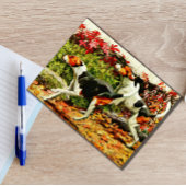 Foxhounds (Engels&Amerikaans) in herfsthout Briefkaart