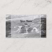 Foxhounds  hond Art Visitekaartje (Achterkant)