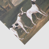 Foxhounds in een landelijk landschap (door George Tissuepapier (Detail)