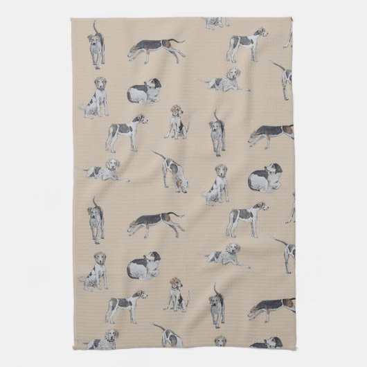 Foxhounds Theedoek (Verticaal)