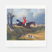 Foxhunting Clearing a Ditch John Herring 1839 Servet (Voorkant)