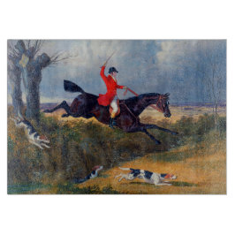 Foxhunting Clearing a Ditch John Herring 1839 Snijplank