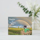 Foxi Moxi Cat's St. Patrick's Day Briefkaart (Staand voorkant)