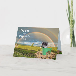 Foxi Moxi Cat's St. Patrick's Day Kaart