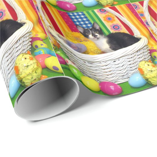 Foxi Moxi - Kat / Kitten Paaswensen Cadeaupapier (Rol Hoek)