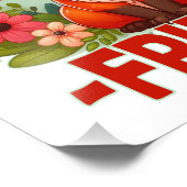 Foxiest Friend woordspeling. Schattigee Baby Fox p Foto Afdruk (Hoek)