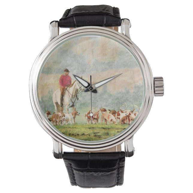 Foxjajacht Horloge (Voorkant)