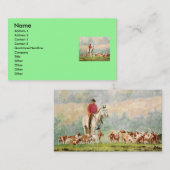 Foxjajacht Visitekaartje (Voorkant / Achterkant)