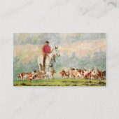 Foxjajacht Visitekaartje (Achterkant)