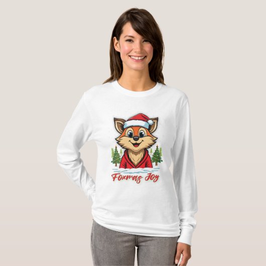 Foxmas Joy T-shirt (Voorkant volledig)