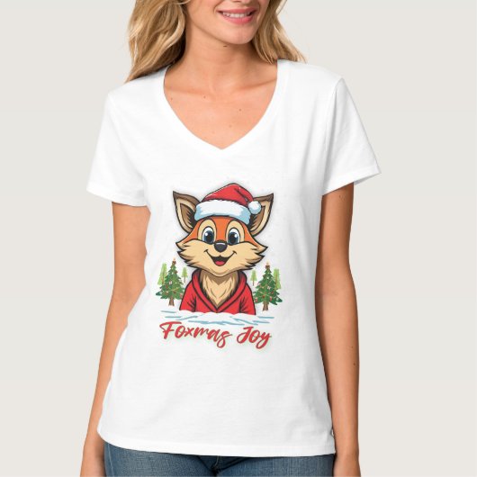 Foxmas Joy T-shirt (Voorkant)