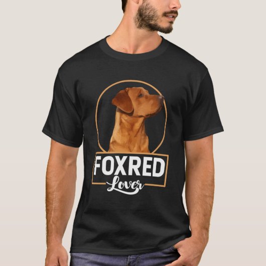 Foxred Redfox Labrador Retriever Fox Red T-shirt (Voorkant)