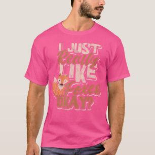 Fox's voor mannen, Foxes en slimme vrouwen T-shirt