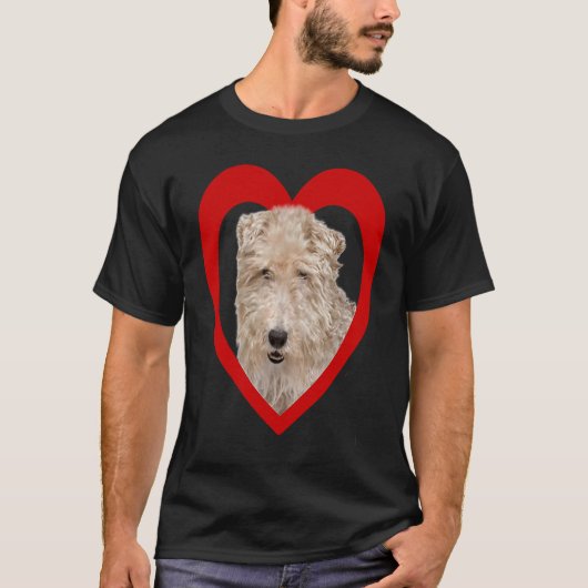 Foxshier Dog Heart Drahthaar Fox Terrier T-shirt (Voorkant)