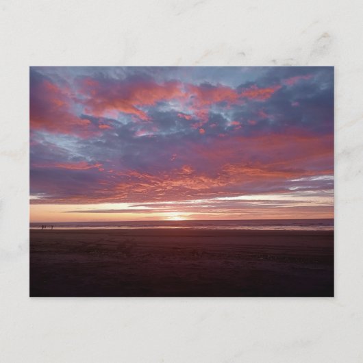 Foxton Beach Sunset Briefkaart (Voorkant)