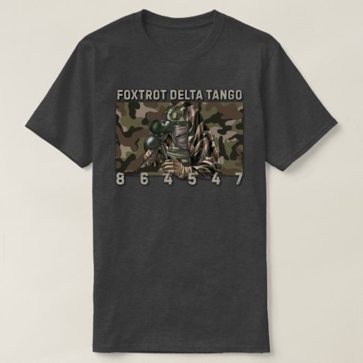 Foxtrot Delta Tango 864547 T-shirt (Design voorkant)