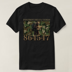 Foxtrot Delta Tango Camo Beer T-shirt