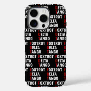 Foxtrot Delta Tango iPhone 16 Pro Hoesje