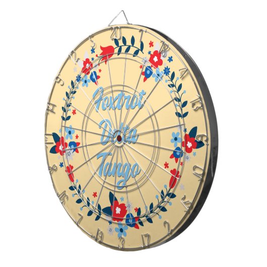 Foxtrot Delta Tango Dartbord (Voorkant Rechts)
