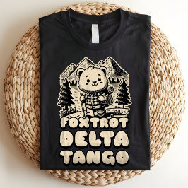Foxtrot Delta Tango FDT Beer Anti-Trump Politiek Tri-Blend Shirt
