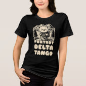 Foxtrot Delta Tango FDT Beer Anti-Trump Politiek Tri-Blend Shirt (Voorkant)