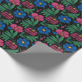 Foxtrot Delta Tango Flower Boho Cadeaupapier (Hoek)