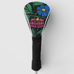Foxtrot Delta Tango Flower Boho Golfheadcover