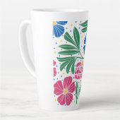 Foxtrot Delta Tango Flower Boho Latte Mok (Linkerhoek)