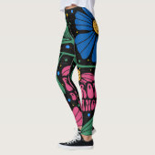 Foxtrot Delta Tango Flower Boho Leggings (Links)