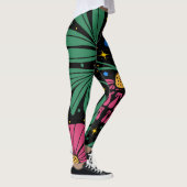 Foxtrot Delta Tango Flower Boho Leggings (Rechts)