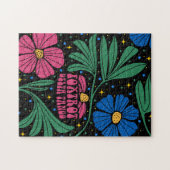 Foxtrot Delta Tango Flower Boho Legpuzzel (Horizontaal)