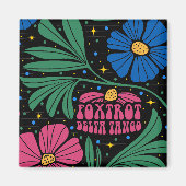 Foxtrot Delta Tango Flower Boho Magneet (Voorkant)