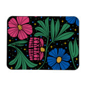 Foxtrot Delta Tango Flower Boho Magneet (Horizontaal)